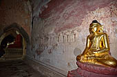 Bagan Myanmar. Sulamani temple. Buddha images. 